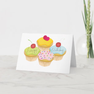 Birthday Cupcakes Card