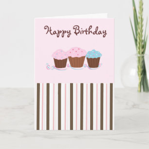 Birthday Cupcakes Card