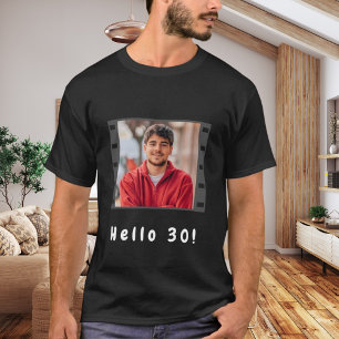 Birthday custom photo film guys guys fun friends T-Shirt