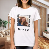 Birthday custom photo film hello women