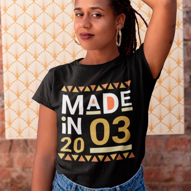 Birthday Custom Retro Made In T-Shirt (Creator Uploaded)