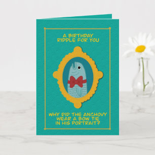 Birthday Dad Joke 5x7" Folded Greeting Card