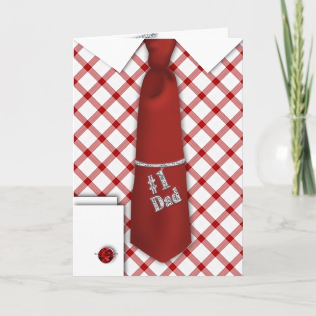 BIRTHDAY - DAD - TIE/SHIRT CARD (Front)