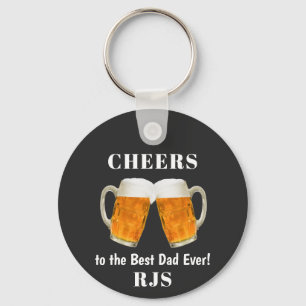 Birthday Dad World's Best Ever Monogram Key Ring