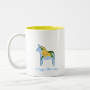 Birthday Daffodil Dala Mug
