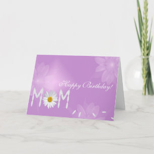 Birthday Daisy for Mum Card