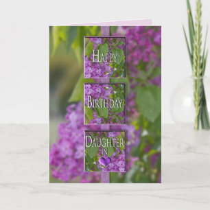 BIRTHDAY - Daughter-in-Law - LAVENDER LILACS Card