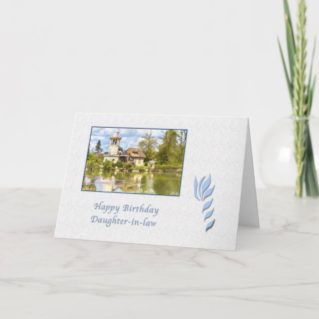 Birthday, Daughter-in-law, Versailles, Card (Front)