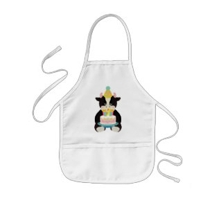 birthday day cow apron