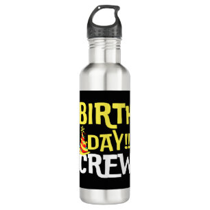 Birthday Day Crew 710 Ml Water Bottle