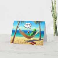 Birthday Dill Pickle In a Hammock Humour