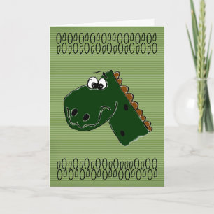 Birthday Dinosaur Card