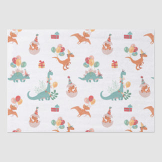 Birthday Dinosaur!  Tissue Paper