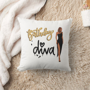 Birthday Diva Pillow