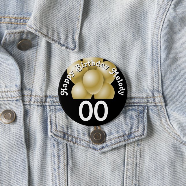 Birthday | DIY AGE | Customise   7.5 Cm Round Badge (In Situ)