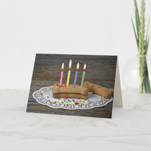Birthday Dog Bones from the Dog Card
