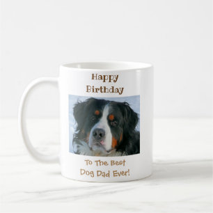 Birthday Dog Dad World's Best Ever Pet Photo Coffee Mug