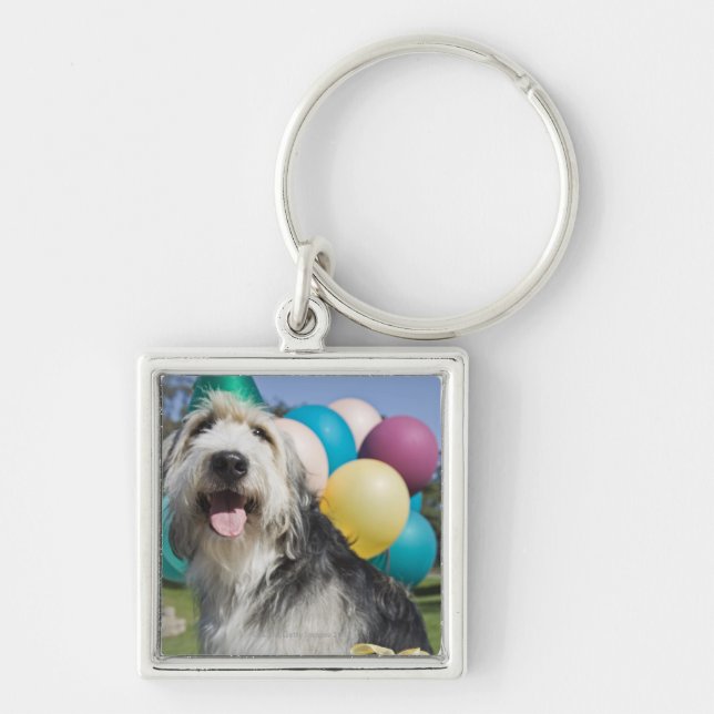 Birthday dog key ring (Front)