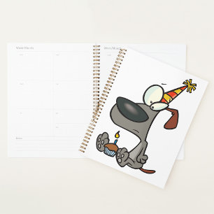 Birthday Dog Spiral Planner