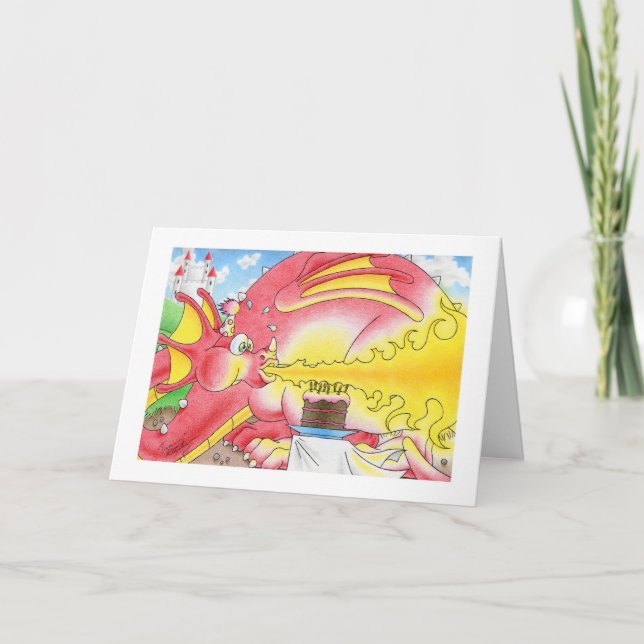 Birthday Dragon Card (Front)