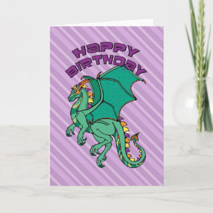 Birthday Dragon Card