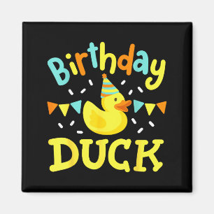 Birthday Duck Kids Girls Boys Rubber Duck Bday Par Magnet