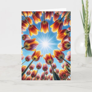 Birthday Dutch Tulip Garden Card