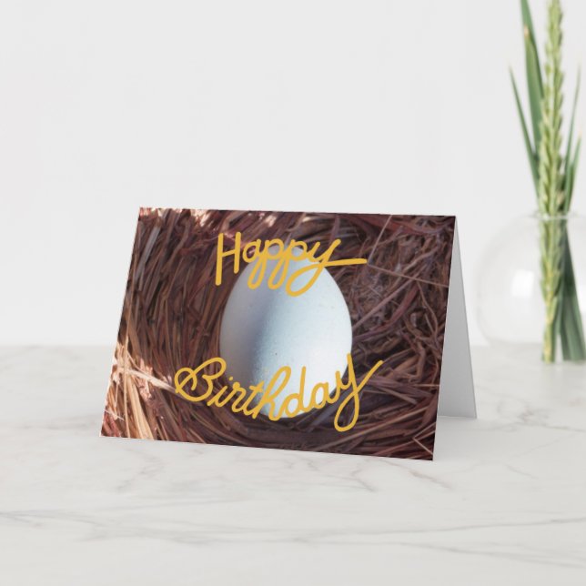 Birthday Egg Card (Front)