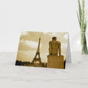 Birthday Eiffel Tower Gay Card
