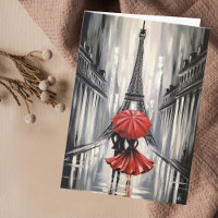 Birthday Eiffel Tower Paris Romantic Love Couple