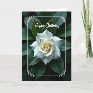 Birthday Elegant Floral Card