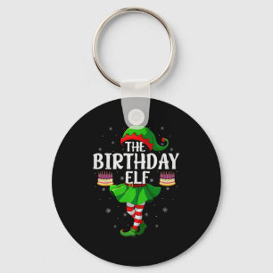 Birthday Elf Christmas Girls Women Elf Squad Xmas Key Ring