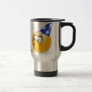 birthday emoji travel mug
