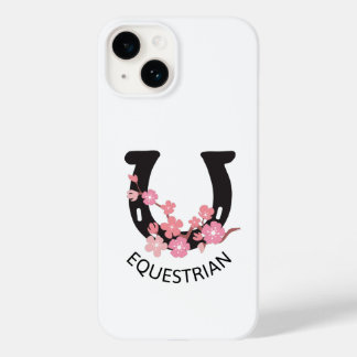 Birthday equestrian gift horse rider horseshoe Case-Mate iPhone 14 case