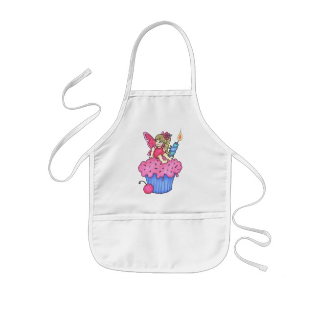 birthday fairy kids apron (Front)