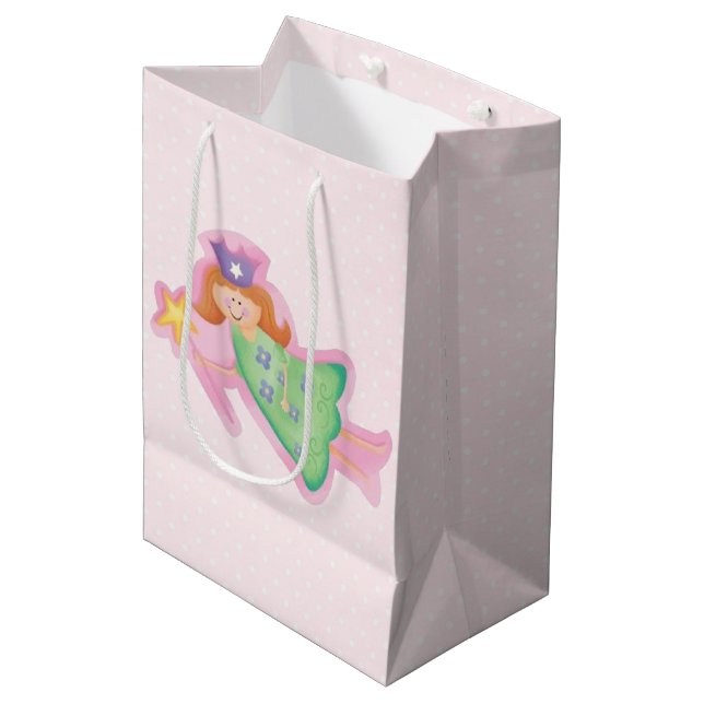 Birthday Fairy Medium Gift Bag (Front Angled)