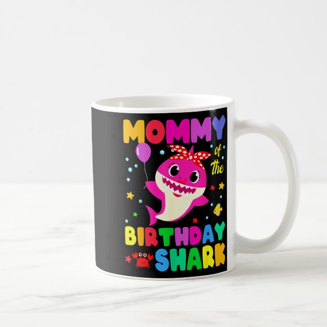 Birthday Family Mommy Of The Birthday Boy Girl Sha Coffee Mug (Right)