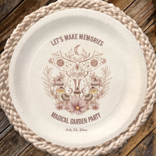 Birthday Family Reunion Magical Celestial Party Paper Plate