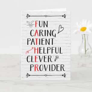 Birthday FATHER Acrostic Card