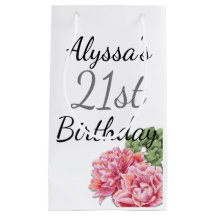 birthday favour bag