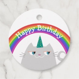 Birthday Favour Tag Cute Party Thank You Tag