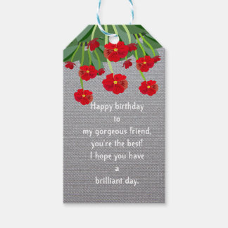 Birthday Favour Tags