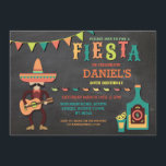 Birthday Fiesta Mexico Mexican Man Party Invite<br><div class="desc">Fun Fiesta Birthday Party Invitation. Simply change the text to suit your party. Back print included.</div>