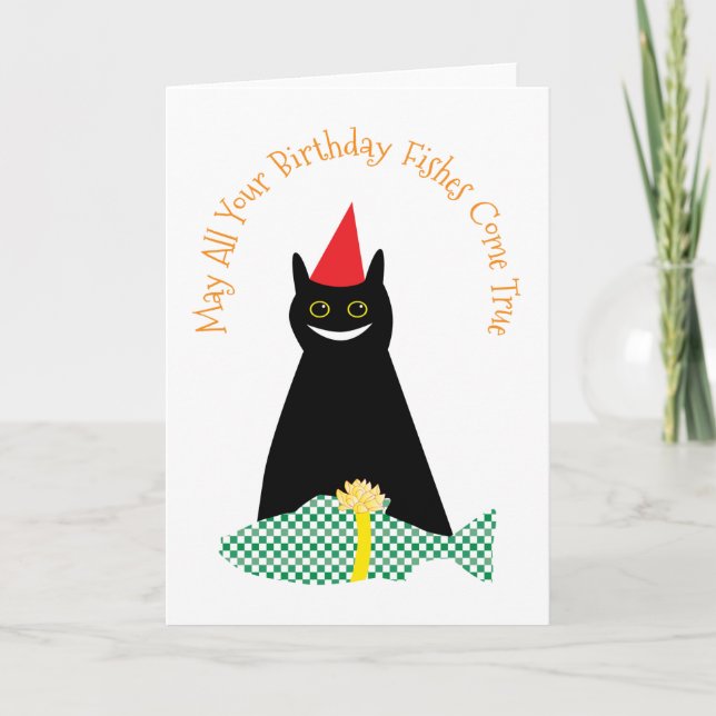 Birthday Fishes Card (Front)