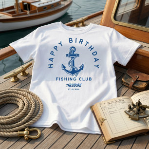 Birthday Fishing Club Custom Tee