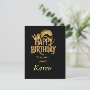 Birthday Flat Card