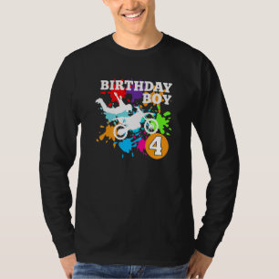 Birthday FMX Boys Freestyle Motocross Dirtbike Rid T-Shirt