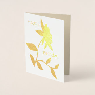 Birthday foil Card