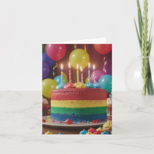 Birthday Folded Greeting Card