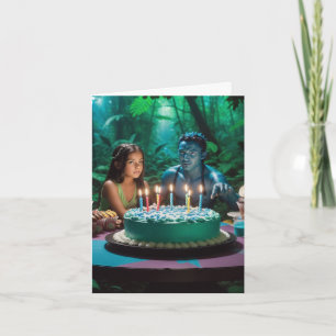 Birthday Folded Greeting Card